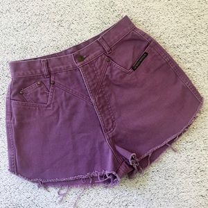 Rocky Mountain Vintage Purple Jean Shorts